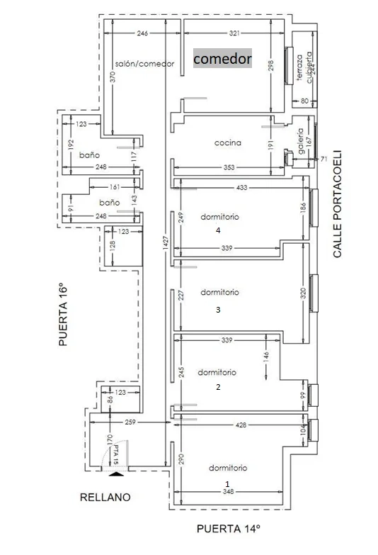 Plano apartamento Coeli